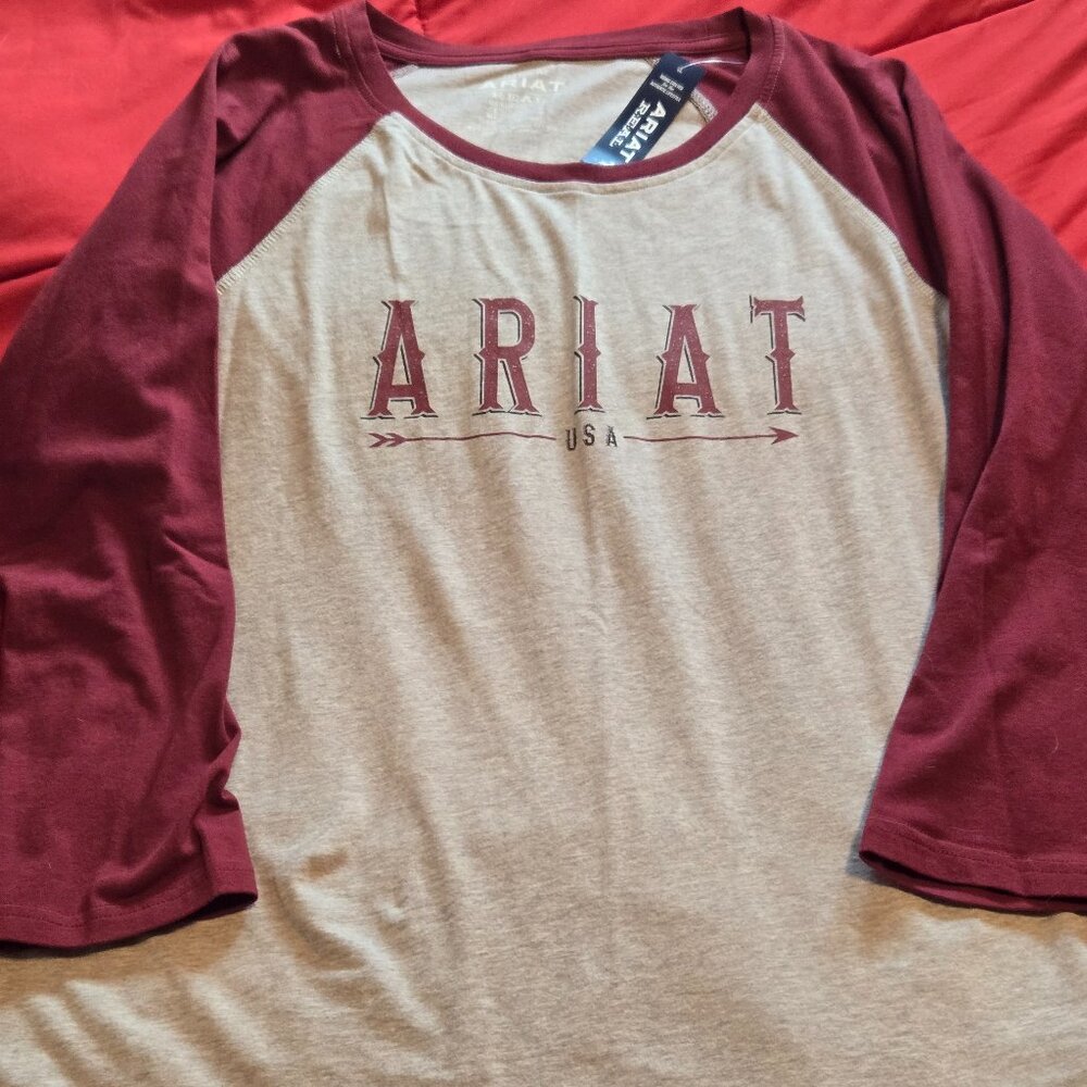 Ariat 3/4 sleeve large shirt